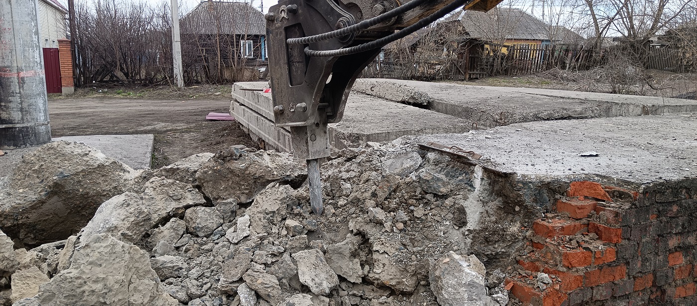 Услуги и заказ гидромолотов для демонтажных работ в Ингушетии