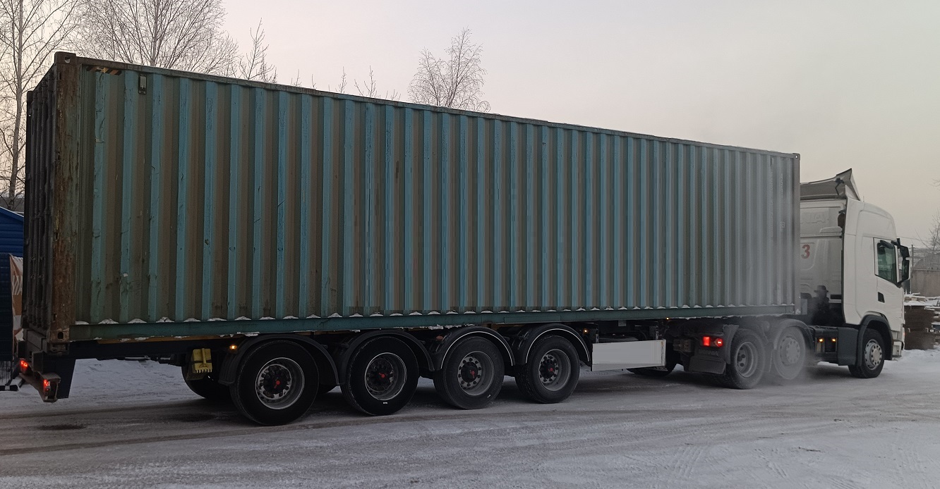 Контейнеровоз для перевозки контейнеров 20 и 40 футов в Ингушетии